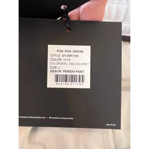 Men's Moose Knuckles Perido Cargo Joggers - Picture 12 of 15